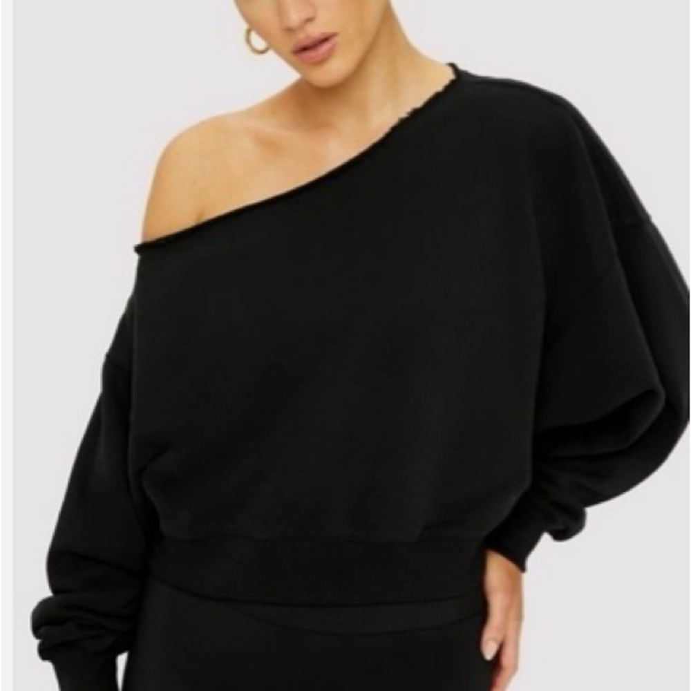 YITTY Black Off-Shoulder Sweater